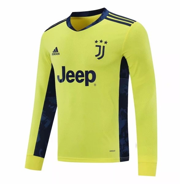 Tailandia Camiseta Juventus Primera ML Portero 2020-2021 Amarillo